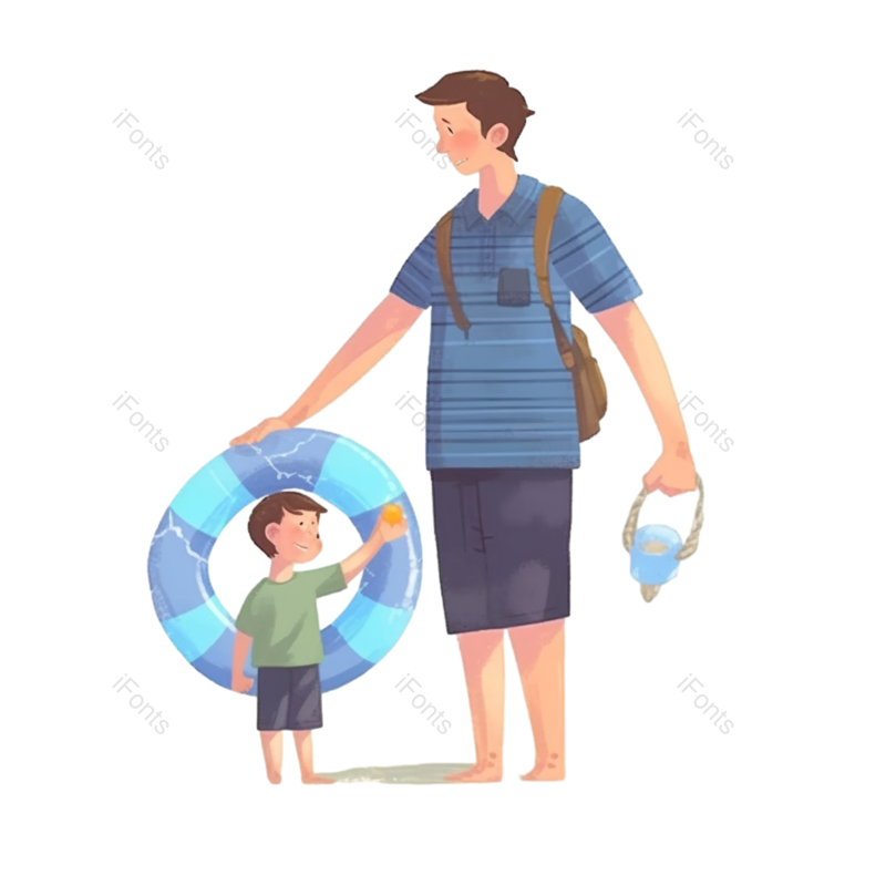 节日图片,元素元素,卡通PNG,父亲节免抠素材